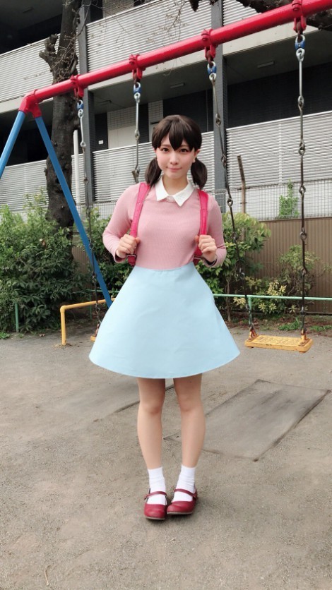 岛国Coser あまつ様▽ぱんつのお姫様：Cos《多啦A梦》静香照片