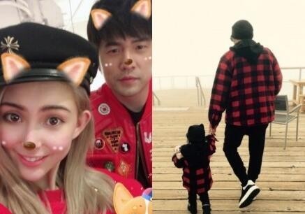 昆凌晒出亲子溜冰鞋：母女二人两双紫溜冰鞋十分好看！画面温馨幸福