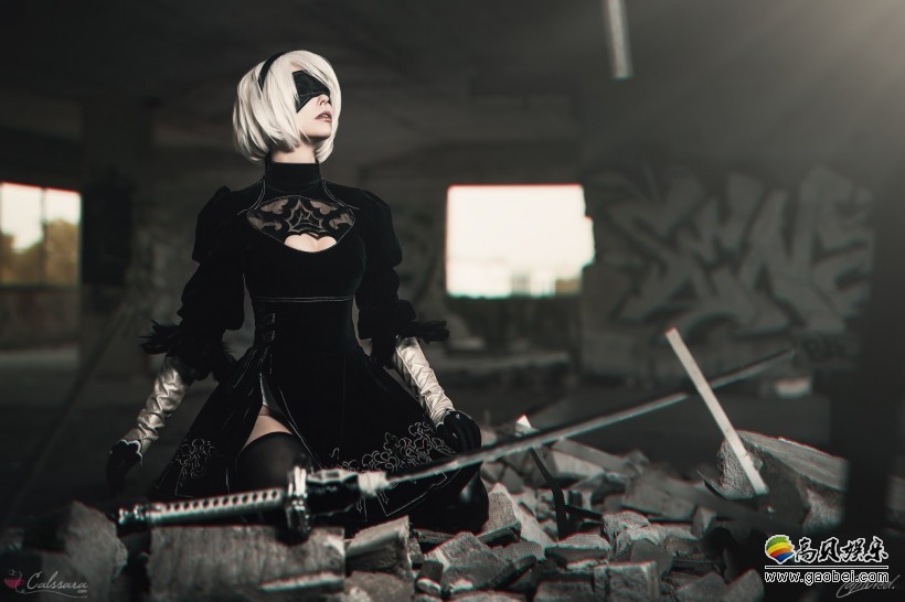 德国COSER分享《尼尔：机械纪元》2B小姐姐COS：角色造型服装还原