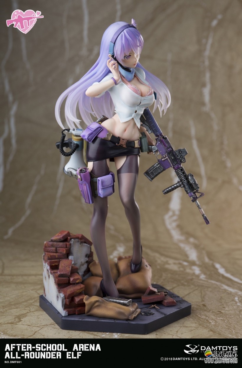 “DAMTOYS”课后战场全局者ELF 1/7手办公布：超美黑丝小姐姐