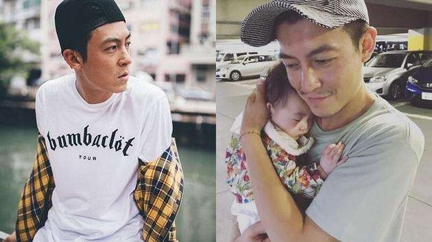 陈冠希晒出女儿照片：俩人在咖啡馆，Alaia扎着丸子头！父爱满满