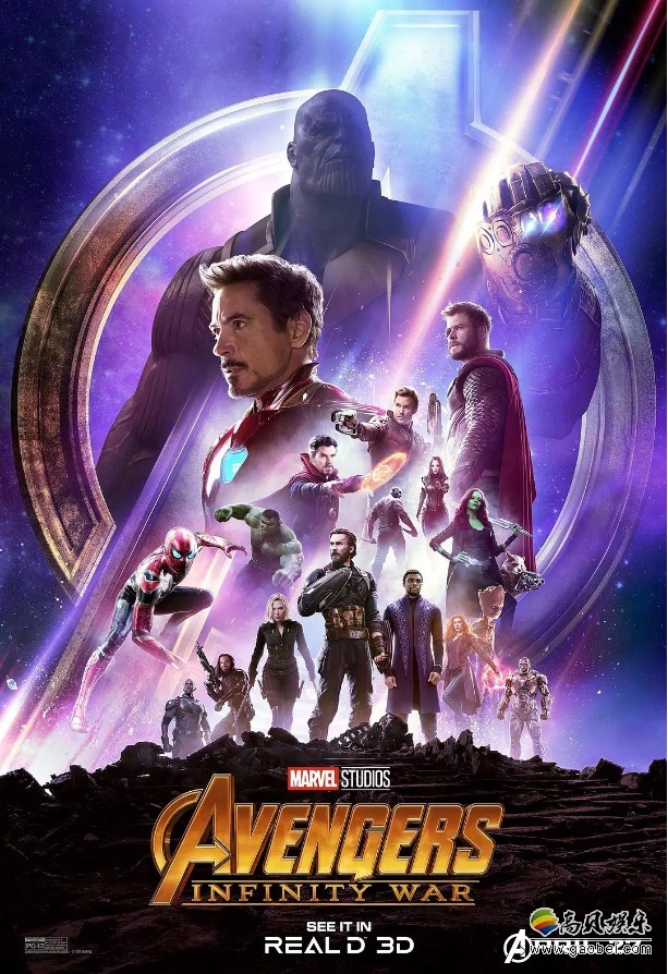 《复仇者联盟3》北美上映“开门红”首日票房1.06亿美元！影史第二