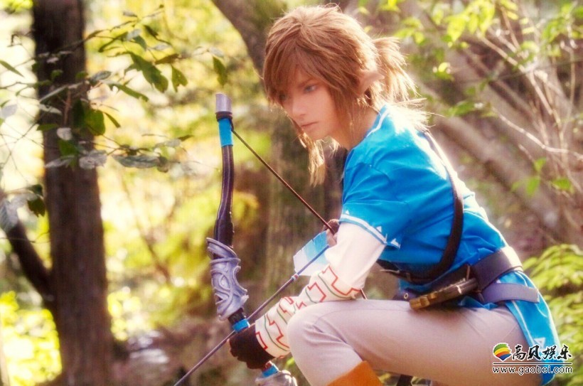 岛国美少年分享Cos《塞尔达传说：荒野之息》林克照片：颜值逆天