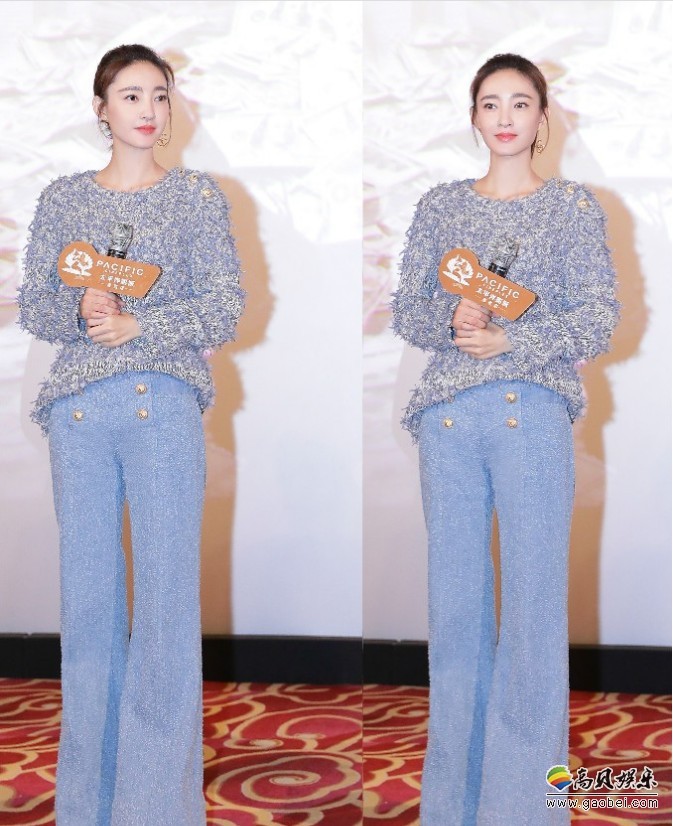 王丽坤为主演的电影《幕后玩家》开启多地路演：大长腿高颜值身材