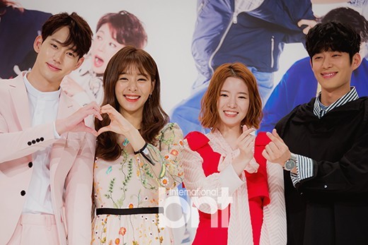 《明天也晴朗》制作发布会 薛仁雅陈柱亨荷承里等出席