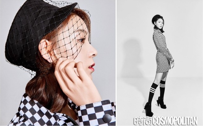 陈瑶拍摄“逛吃装”大片：别具一格气质配合流行高级混搭，复古时髦