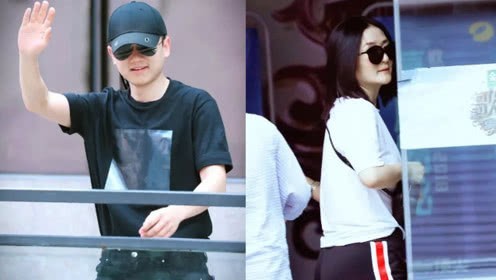 张杰、谢娜两人现身湖南广电大楼：据悉夫妻俩将合体录制《快乐大本营》