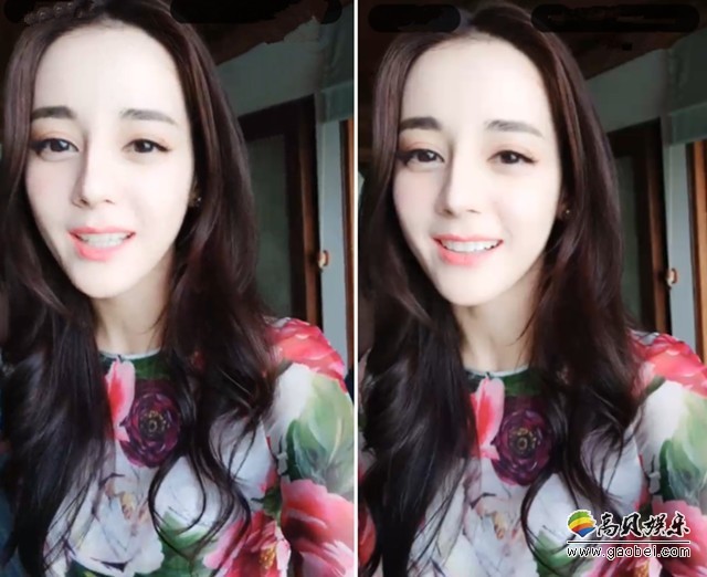 迪丽热巴为粉丝送上直播福利：身穿印有靓丽花纹上衣，直播全程笑靥如花