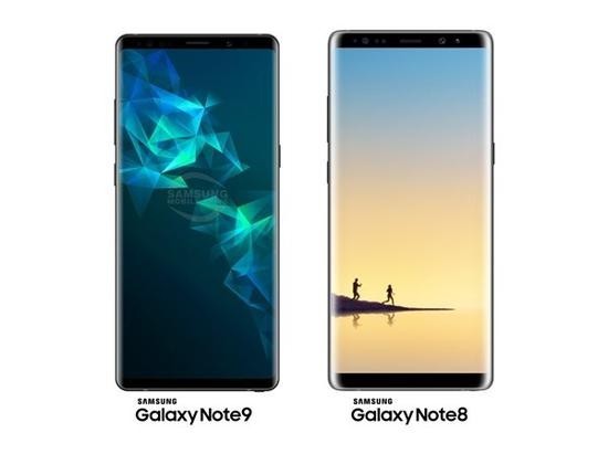 外媒汇总目前传闻：绘制三星Galaxy Note 9概念外形！屏占比更大一些