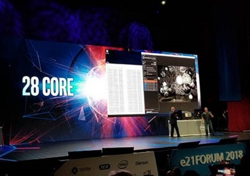 Intel在COMPUTEX18大会展示一枚核心数量为28处理器：第四季度上市
