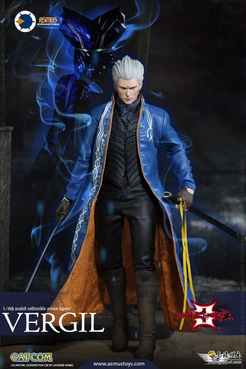 ASMUS TOYS公布《鬼泣》维吉尔可动手办：宣布将在E3首次进行展示