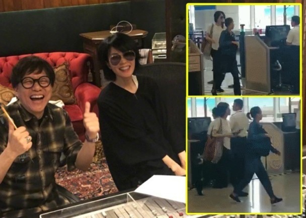 王菲被粉丝拍到现身机场：估计她是出席深圳真人秀《幻乐之城》发布会