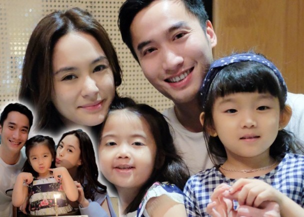 钟欣潼(阿娇)与老公赖弘国为好友女儿庆生：抱住一对小朋友！画面温馨