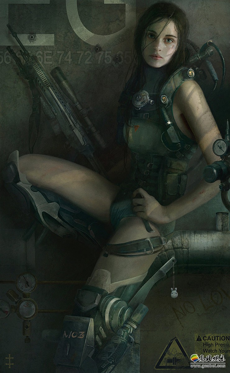 少女与战争两个元素本该是对立的：画师结合在一起诞生了特殊美