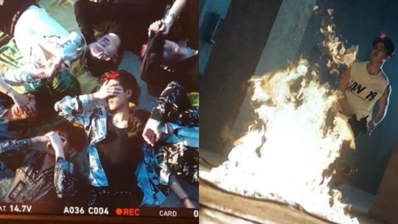 梁铉锡通过IG提前透露了iKON新歌MV的两个片段