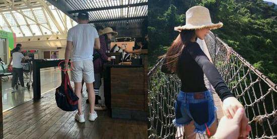 网友推测张馨予现在男朋友是特种兵何捷：两人一起上节目带同款金链子