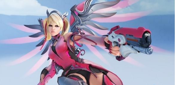 暴雪与乳腺癌研究基金会(BCRF)合作推出慈善主题的特殊皮肤“粉红天使”