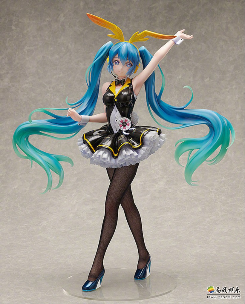 人气虚拟偶像初音未来又推出全新手办：1/4比例公主殿下兔女郎风格手办