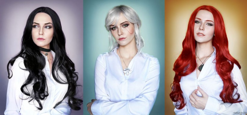 超会化妆高颜值俄罗斯妹子：完美还原《巫师》人物！玩起了人体彩绘