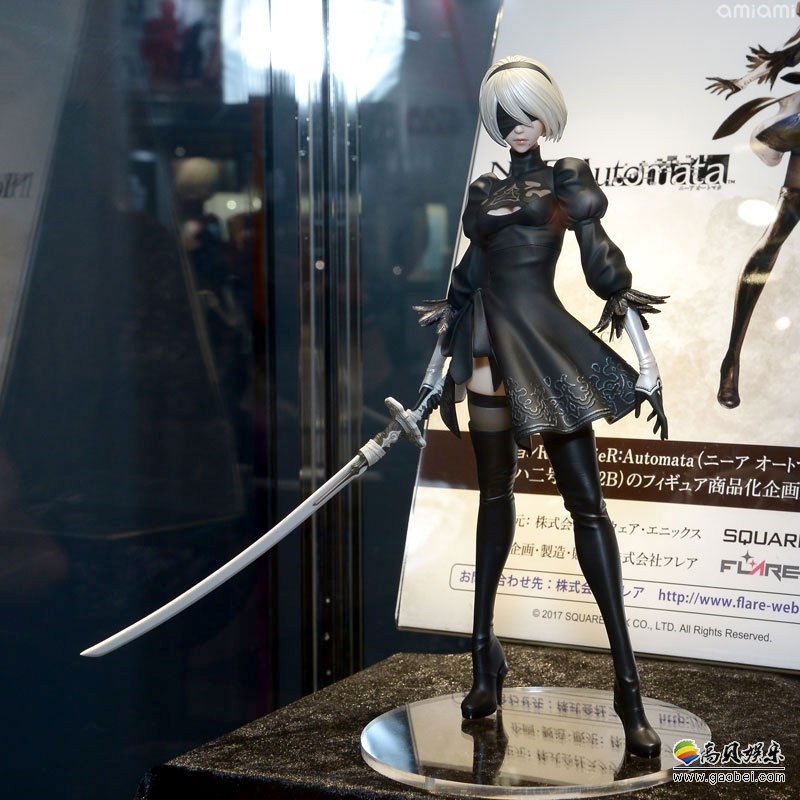 《尼尔：机械纪元》2B可脱手办上色彩模公开：胯骨曲线一览无余