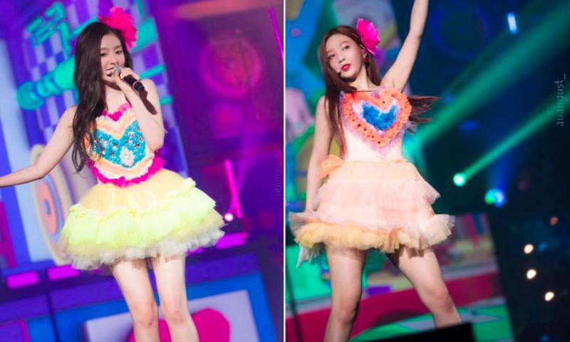 女团Red Velvet的华丽舞台服被粉丝们无情吐槽