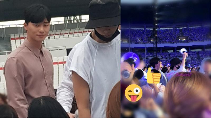 朴叙俊和朴炯植一起去看防弹少年团世界巡回演唱会