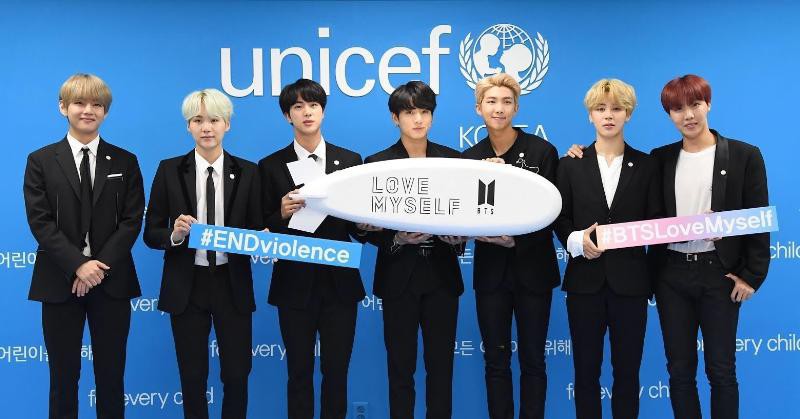 防弹少年团登上联合国活动发表演讲 准备了 3 分钟的短讲
