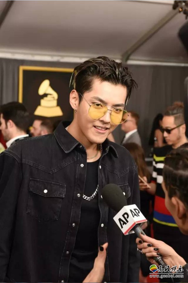 吴亦凡作为亚洲唯一华人嘉宾和红毯嘉宾出席2018年全美音乐奖颁奖礼