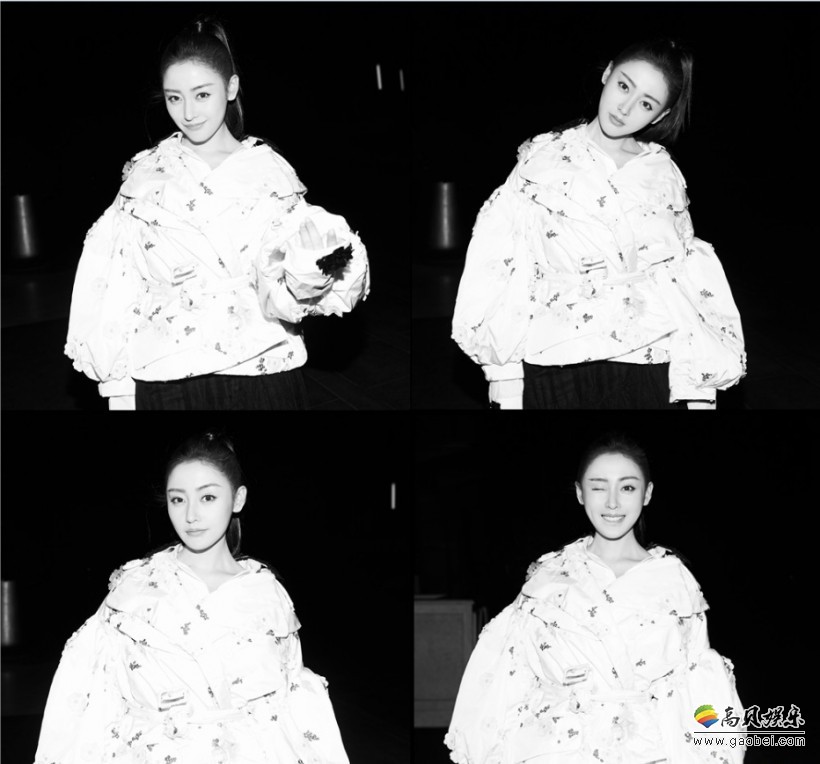张天爱最新黑白写真照曝光：高束马尾，百变随性尽显鬼马搞怪本色