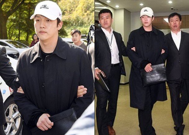 具荷拉前男友崔某接受拘捕令的审查  离开时神色凝重