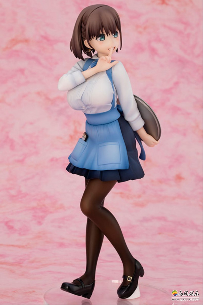 《星期一的丰满》爱酱蛋糕店工作制服手办：学生制服裙装搭配黑丝