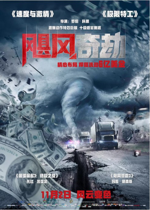 《飓风奇劫》凭借自身素质！无惧行业寒冬：逆势夺冠！票房六千万