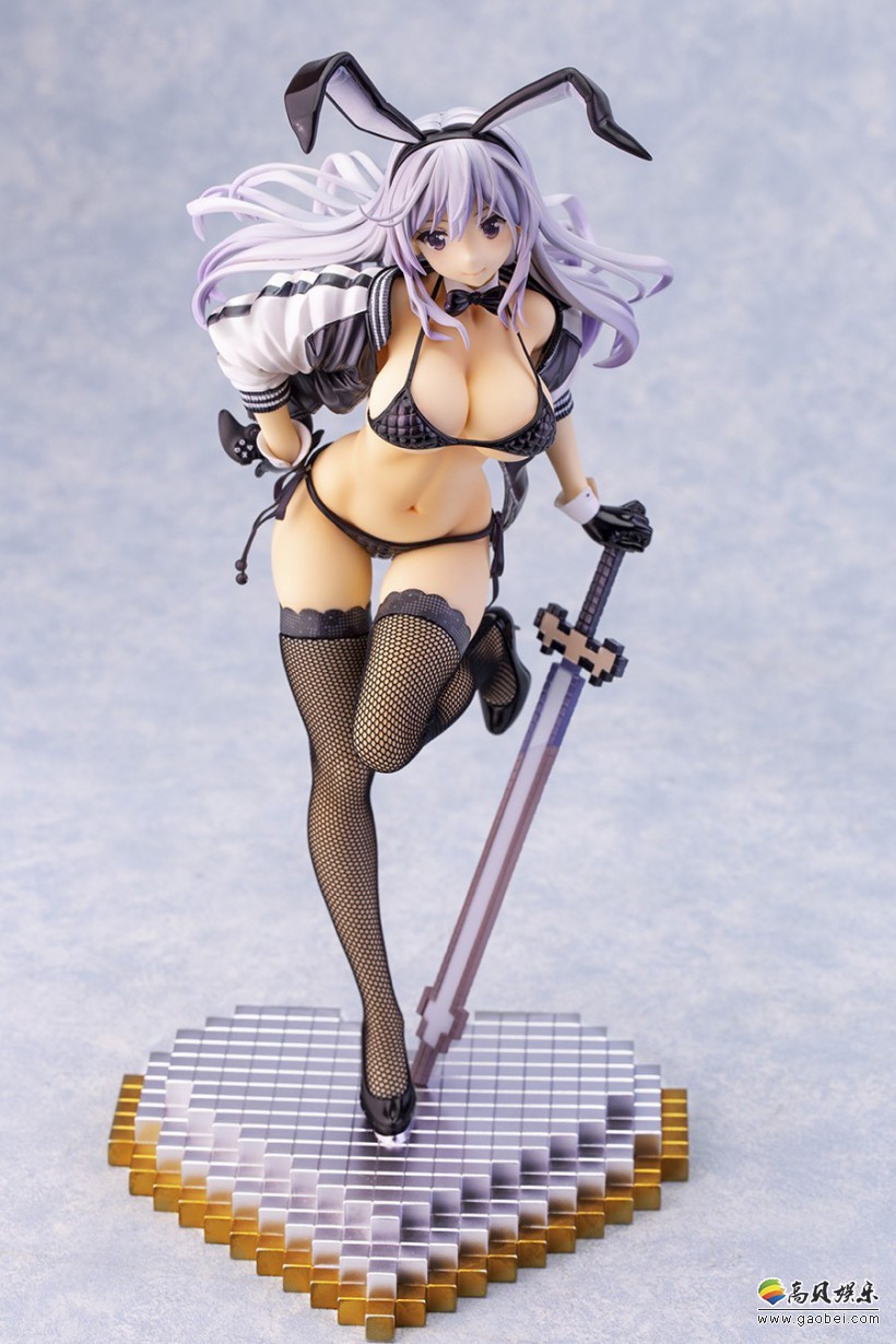 原创角色宇佐田ゆう泳装兔女郎手办：丰满胸部＋渔网长筒袜美腿魅力