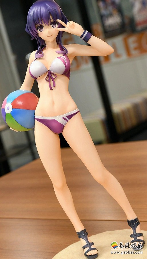 《路人女主的养成方法》冰堂美智留泳装手办：展示傲人双峰和修长双腿