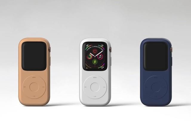 苹果未来无线音乐播放器iPod Watch渲染图曝光：Apple Watch加个壳