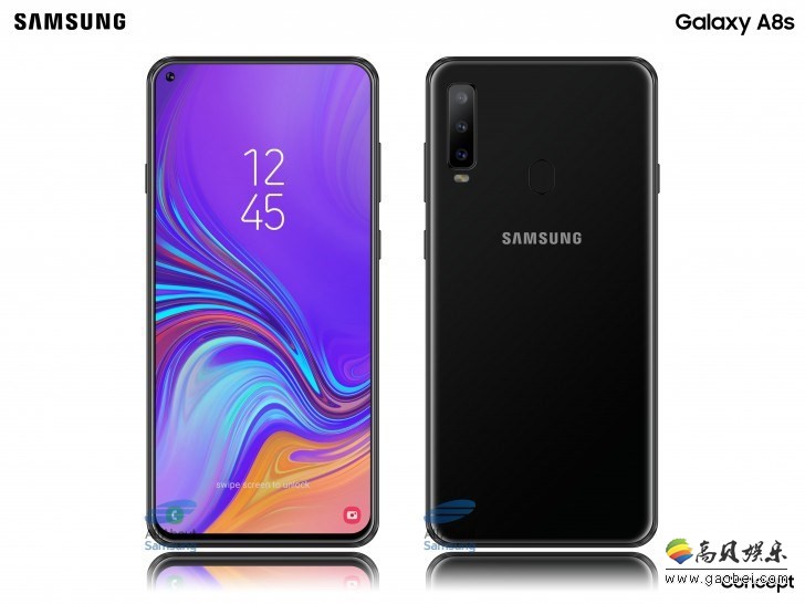 爆料达人晒出三星Galaxy A8s渲染图：首款Infinity-O显示屏！无“刘海”