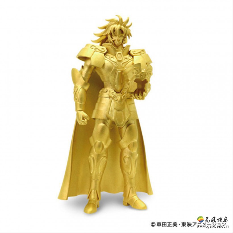 《圣斗士星矢》24K纯金打造双子座撒加摆件手办：整体豪气十足的感觉