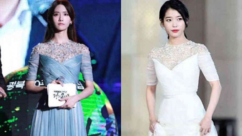两位韩国女星撞衫：IU和林允儿！国民妹妹vs国民女神！引发很大讨论度