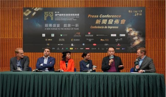 澳门国际影展竞赛单元国际级评审团记者招待会：陈凯歌透露了新片计划