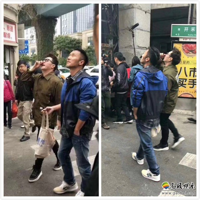 谢霆锋、潘玮柏出现在厦门某市场购买海鲜：两人认真逛市场和挑选食材