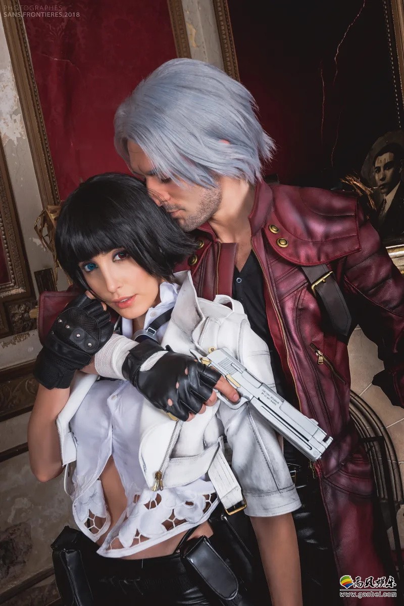 两位COSER《鬼泣5》cos经典人物但丁和蕾蒂：高水准COS十分还原角色