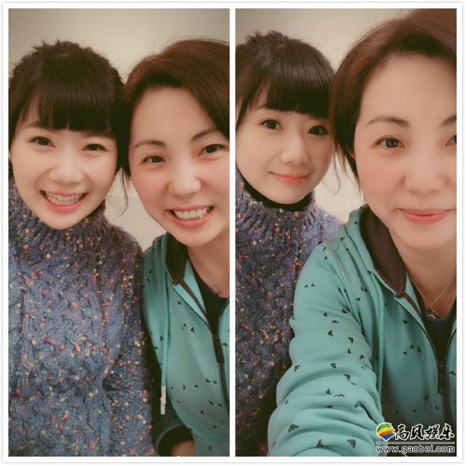 福原爱晒出与私人教练汤媛媛自拍照：齐刘海扎马尾，娃娃脸满满少女感