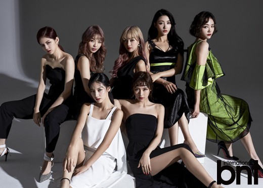 中国女团SNH48国际小分队7SENSES韩国拍摄黑白时尚照：时尚大片来袭