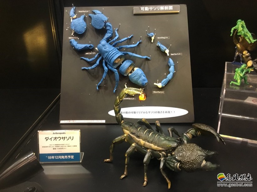 日本厂商海洋堂展示新系列手办：都是螃蟹，蝎子！这些“手办”很硬核
