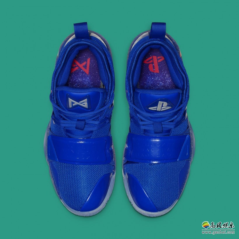 耐克PlayStation Nike PG 2.5蓝色版将发售：PlayStation元素无处不在