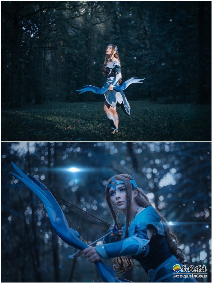 国外COSER带来《DOTA2》“白虎”米拉娜Cos：灵气十足仿若仙女下凡