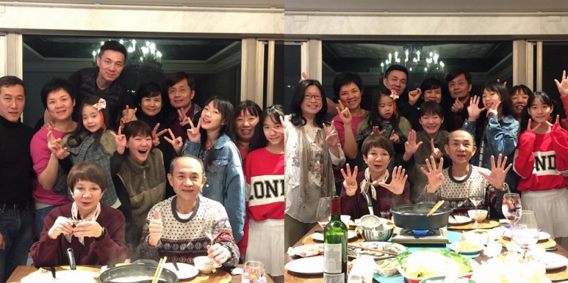 小S大女儿晒跨年照：妈妈、小S抢占C位素颜出镜，一家人跨年气氛欢乐