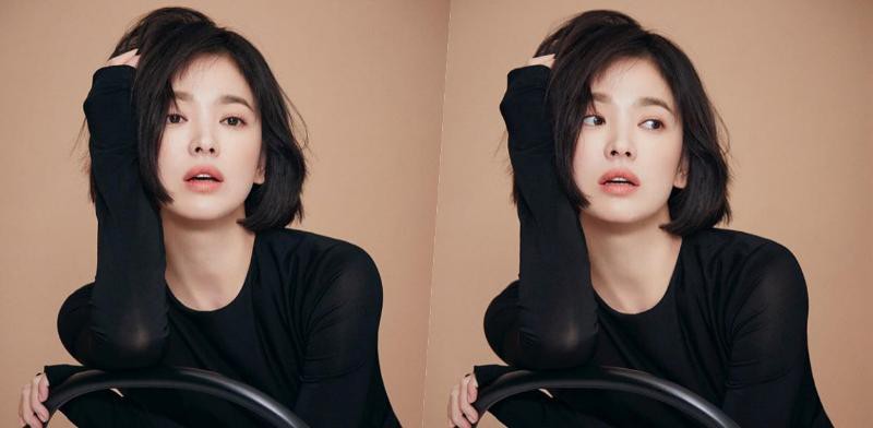 宋慧乔IG上PO出多张为某品牌拍摄广告写真时的花絮照片