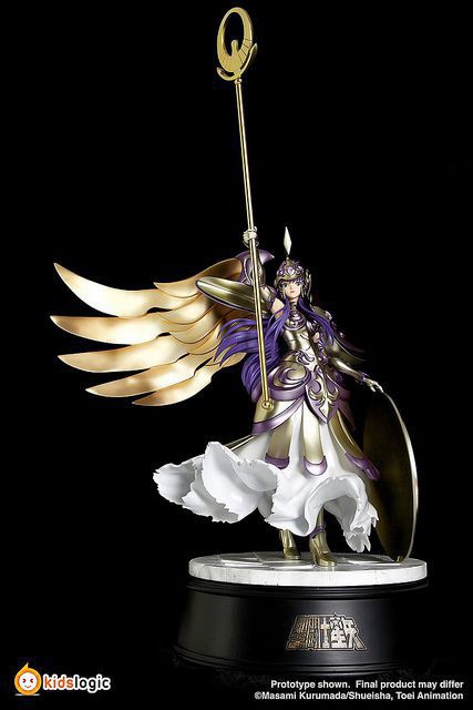 《圣斗士星矢》雅典娜女神身穿圣衣：“武装女神 雅典娜”1/4比例雕像