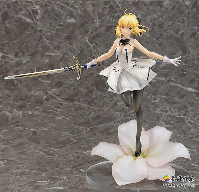 《Fate Grand Order》Saber Lily手办：白短裙年轻吾王！霸道骑士姬